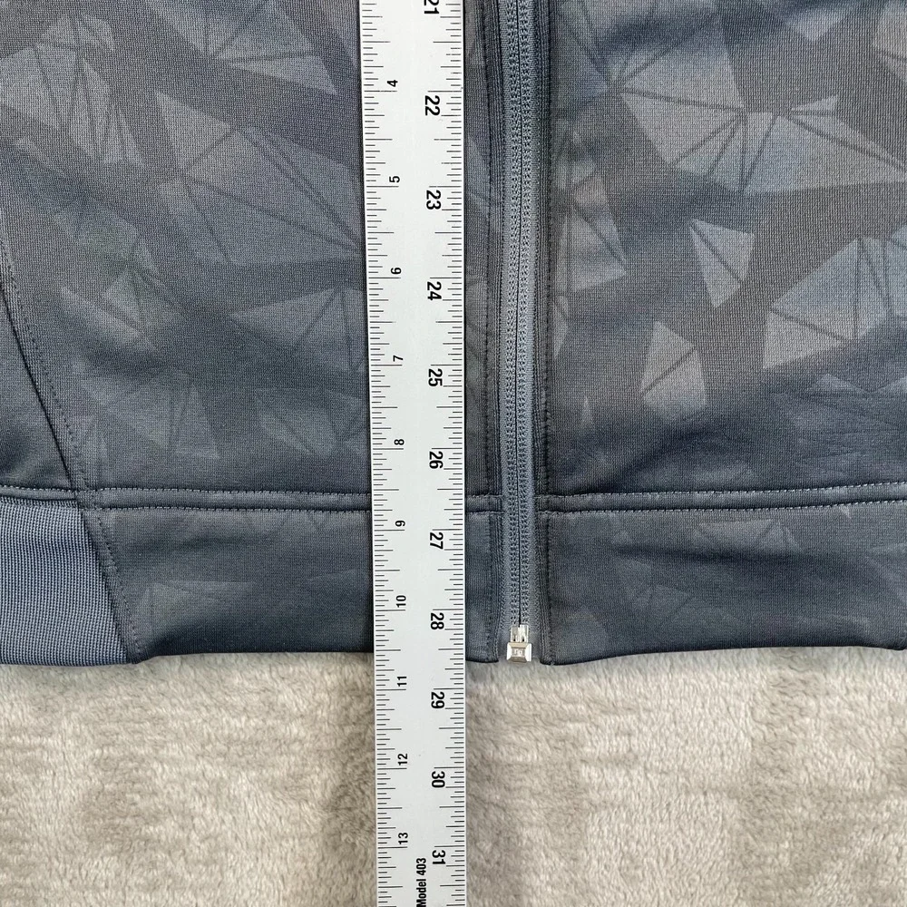 Nike Jordan Flight Jumpman‎ Logo Track Jacket Men XL Grey Geometric Full Zip